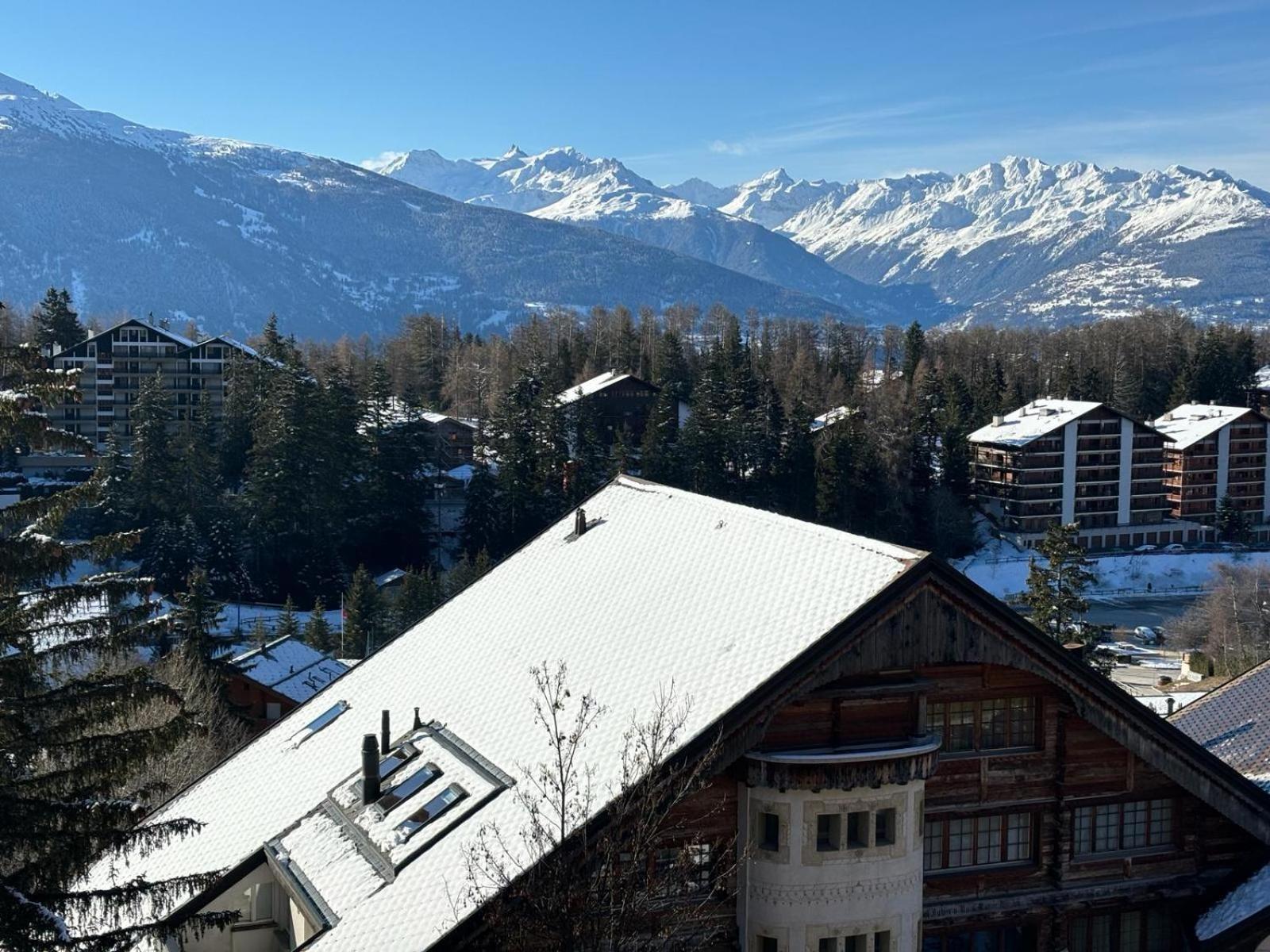 L'Eperon Center Crans Wonderful View Apartment Exterior foto