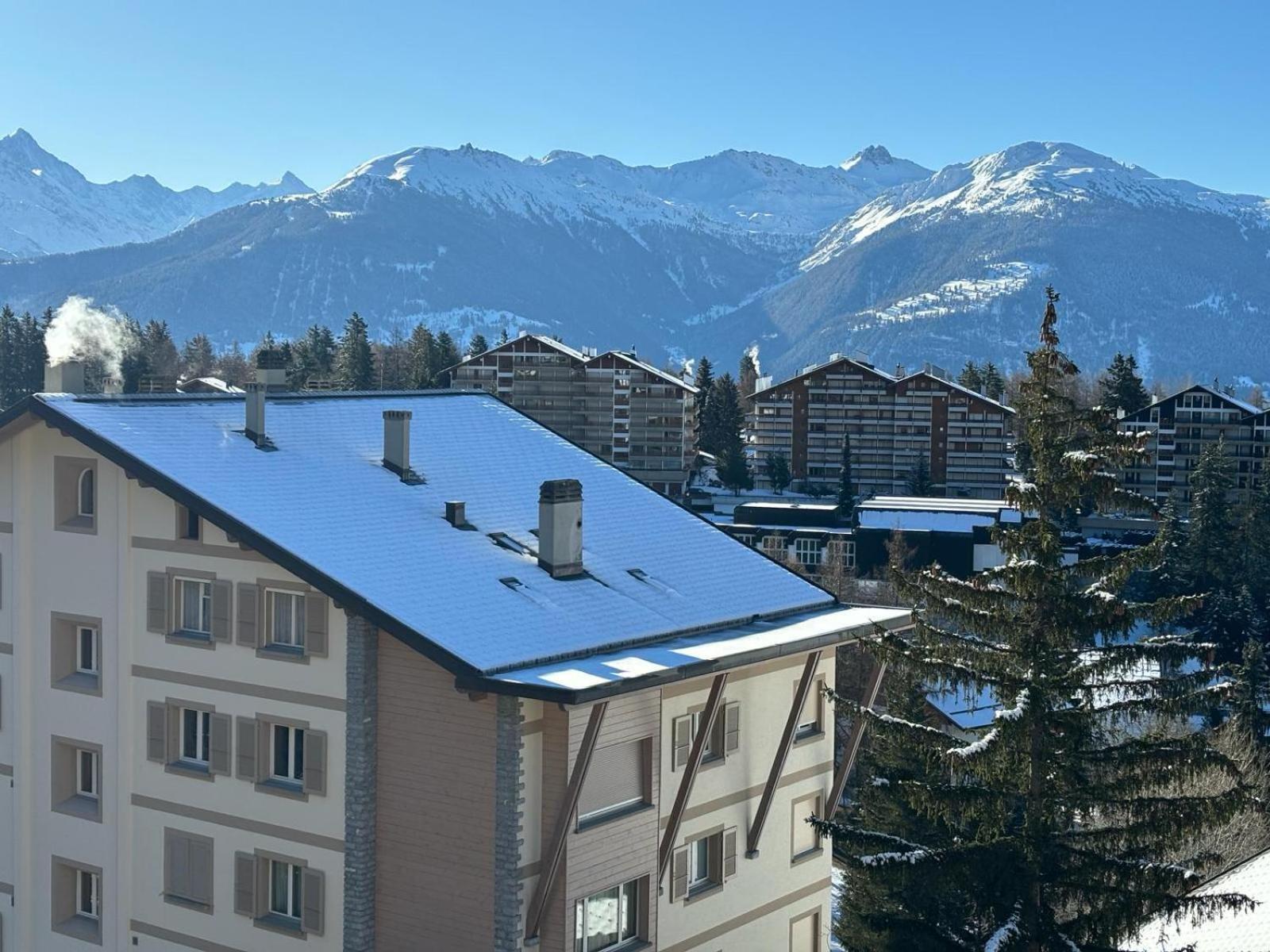 L'Eperon Center Crans Wonderful View Apartment Exterior foto