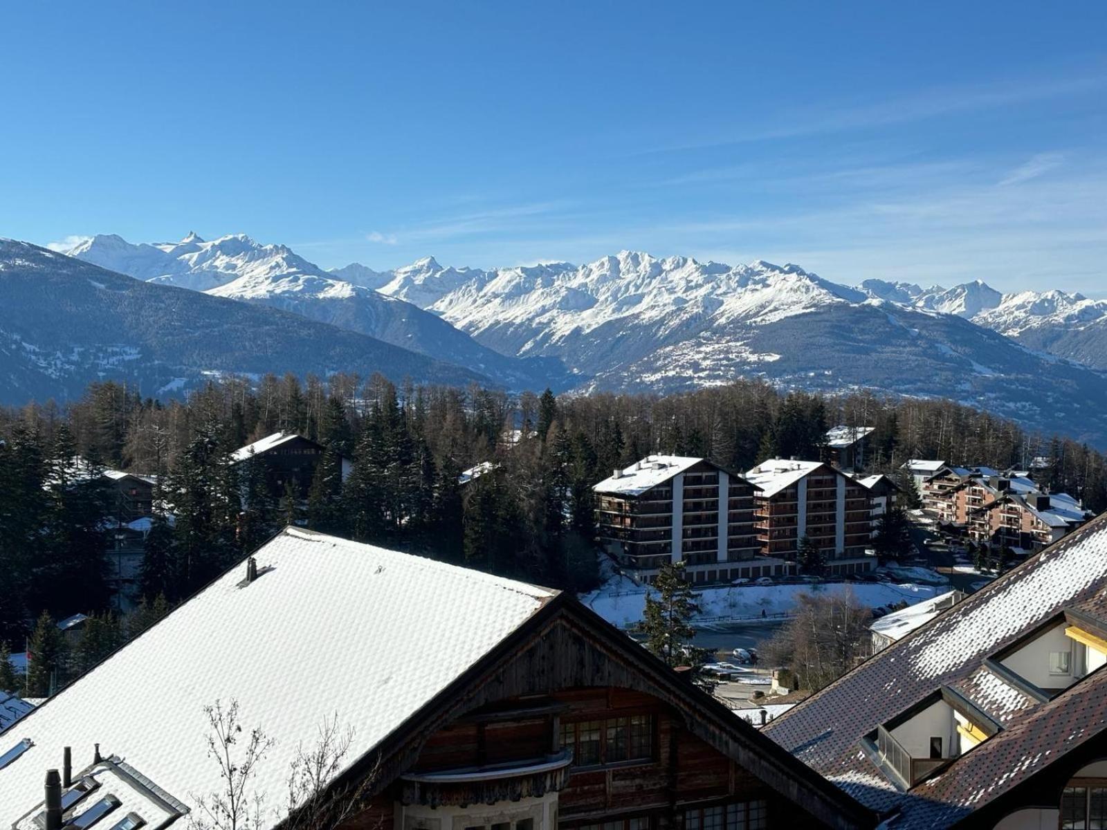 L'Eperon Center Crans Wonderful View Apartment Exterior foto